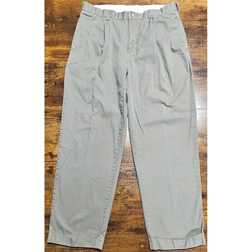 Polo Ralph Lauren Chino Pleated Cuff Hammond Pant Men's Size 34x29